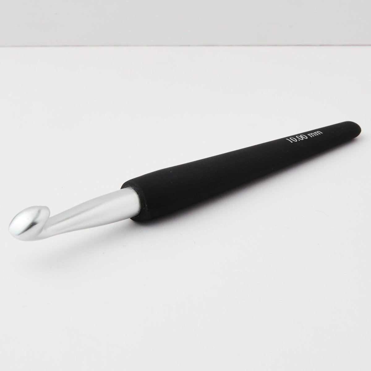 Agulha de croché KnitPro Silver Aluminium com cabo preto