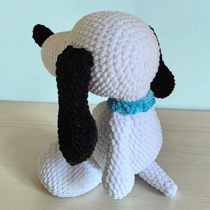 Crochet White Puppy, alternative view 3