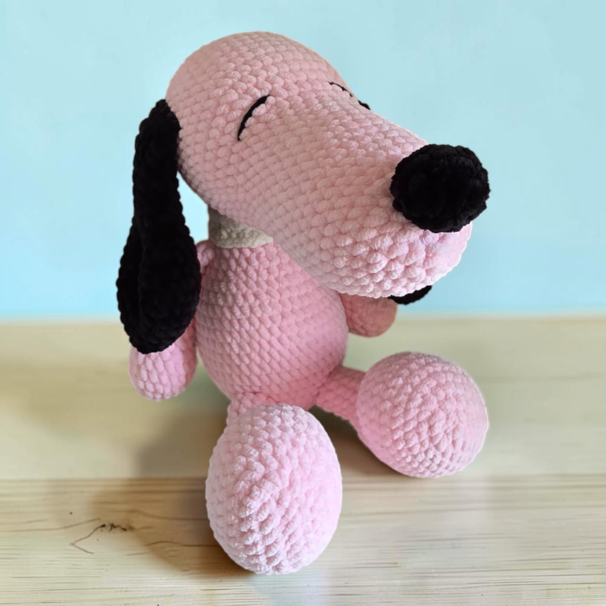 Puppy Rosa em croché